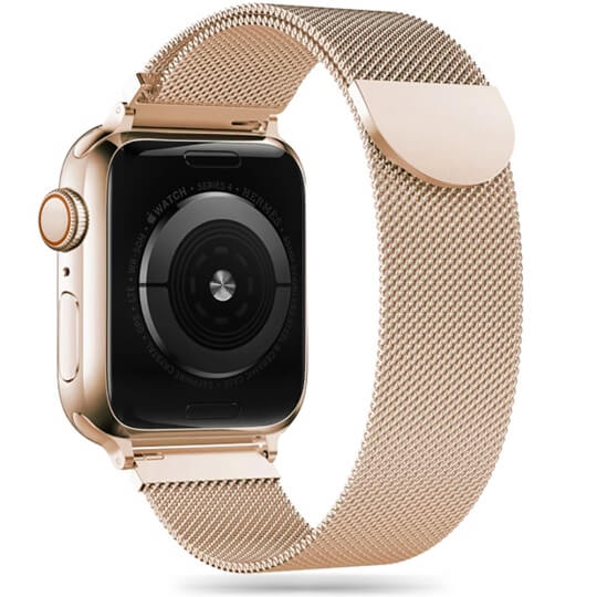 Λουράκι Tech-Protect Milanese Apple Watch 2/3/4/5/6/7/8/9/10/11/SE (38/40/41/42MM) gold