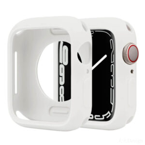 Θήκη Προστασίας Candy Silicone Half Coverage Case Apple Watch 2/3/4/5/6/SE 42mm/44mm white