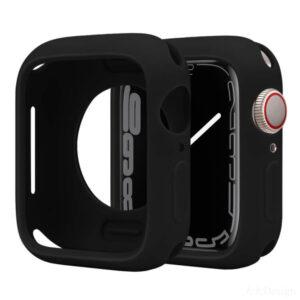 Θήκη Προστασίας Candy Silicone Half Coverage Case Apple Watch 2/3/4/5/6/SE 42mm/44mm black