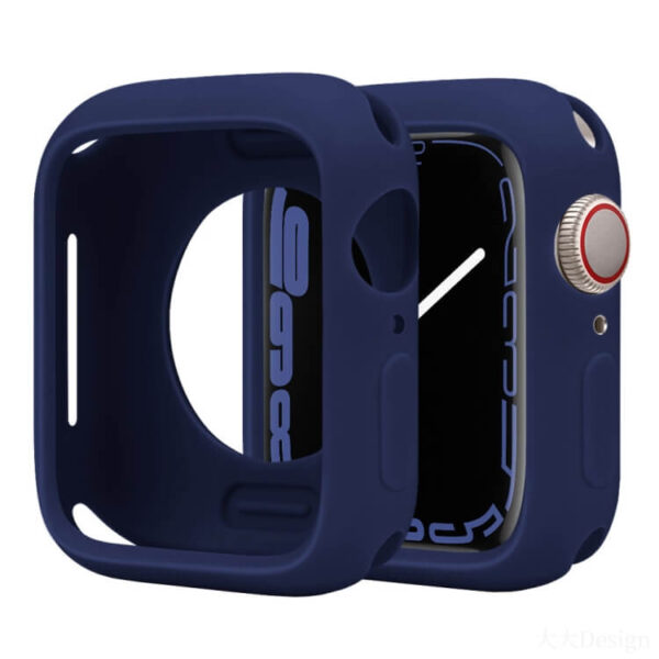 Θήκη Προστασίας Candy Silicone Half Coverage Case Apple Watch 2/3/4/5/6/SE 42mm/44mm midnight blue