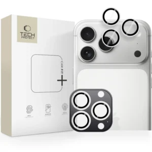Tech Protect Camring Fit + for Apple iphone 14 Pro/14 Pro Max/15 Pro/15 Pro Max/16 Pro/16 Pro Max/17 Pro/17 Pro Max silver