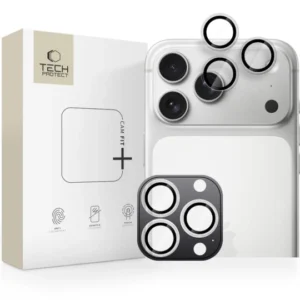 Tech Protect Camring Fit + for Apple iphone 14 Pro/14 Pro Max/15 Pro/15 Pro Max/16 Pro/16 Pro Max/17 Pro/17 Pro Max clear