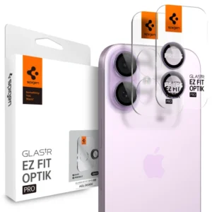 Spigen® Optik TR Ez Fit (2 Pack) Camera Protector για Apple iphone 16/16 Plus/17 purple (AGL10127)