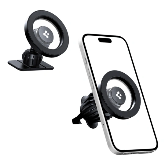 Βάση αυτοκινήτου Spigen MFT13 Magnetic Magsafe Dashboard & Vent Car Mount Holder black (ACP08314) - Image 2