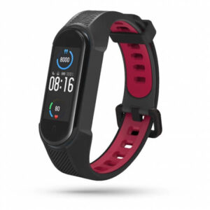 Λουράκι Tech-Protect Armour Xiaomi Mi Band 5/6/7 black/red