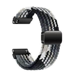 Λουράκι υφασμάτινο Ultra-thin Nylon Watch strap 22mm black chocolate