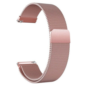 Λουράκι μεταλλικό Milanese Stainless Steel Metal Watch Band 22mm rose pink