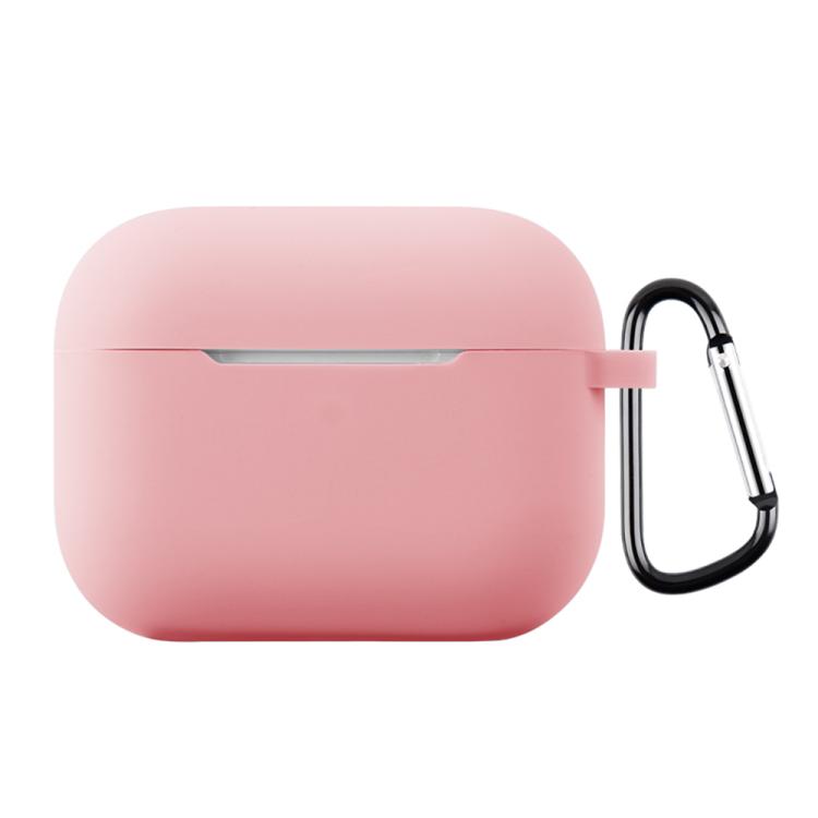Θήκη σιλικόνης Solid Color Apple Airpods Pro 3 ροζ