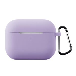 Θήκη σιλικόνης Solid Color Apple Airpods Pro 3 βιολετί